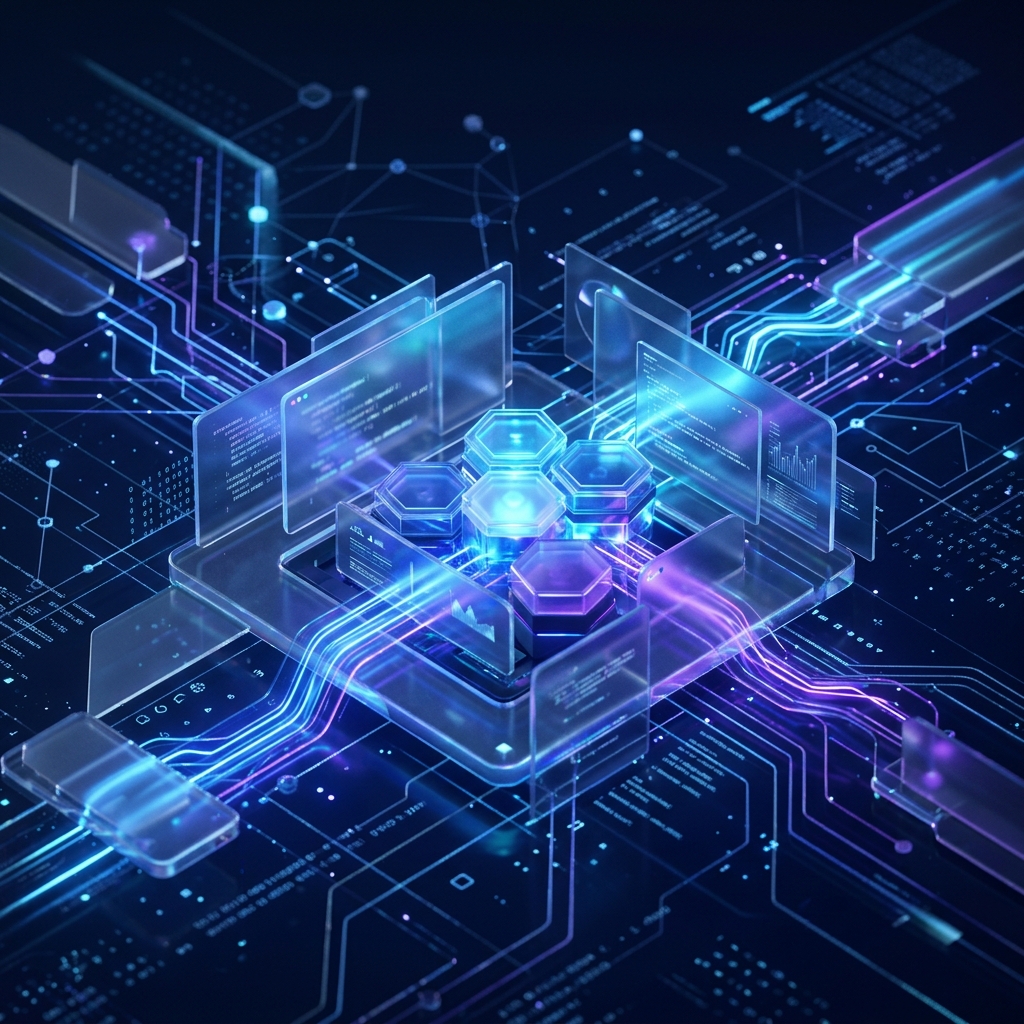 Techwave Inspired Abstract Design